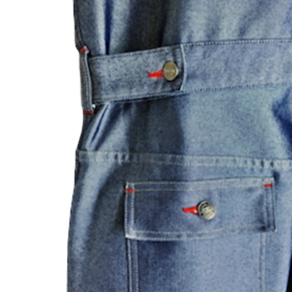 Fubu RARE Boiler Suit XL Vintage 1990's Sleeveless Mechanic NWOT Streetwear - Picture 7 of 12